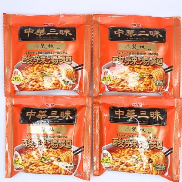 中華三昧　酸辣湯麺　12袋 Amazon.co.jp: 中華三昧 酸辣湯麺 103g ×4袋セット｜おうちで